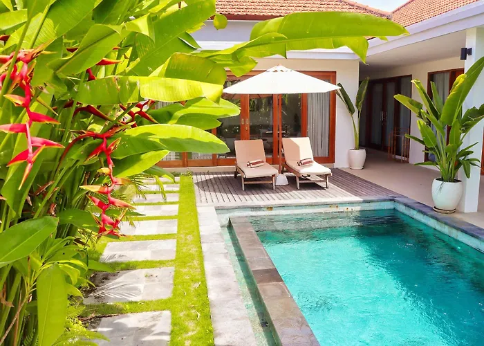 別荘 Seseh Beach-twin Celestine Ensuite Bedroom 2 In Shared Villa-650m To