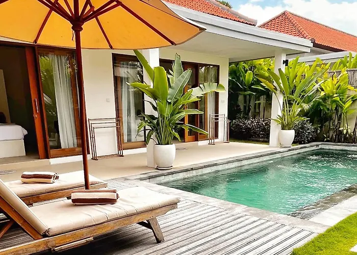 Seseh Beach-twin Celestine Ensuite Bedroom 2 In Shared Villa-650m To 別荘 *